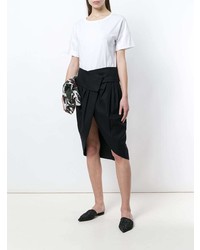 Женская белая футболка с круглым вырезом от Snobby Sheep