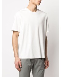 Мужская белая футболка с круглым вырезом от Nuur