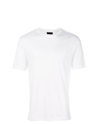 Мужская белая футболка с круглым вырезом от Joseph