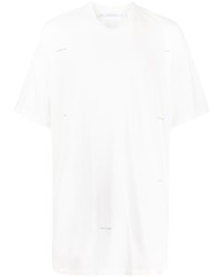 Мужская белая футболка с круглым вырезом от Julius