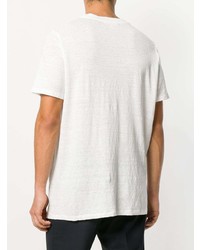 Мужская белая футболка с круглым вырезом от Isabel Marant