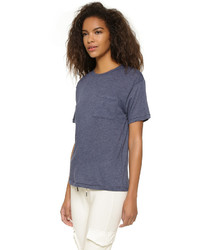 Женская белая футболка с круглым вырезом от NSF