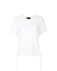 Женская белая футболка с круглым вырезом от Kendall & Kylie