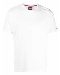 Мужская белая футболка с круглым вырезом от Kiton