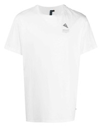 Мужская белая футболка с круглым вырезом от Klättermusen