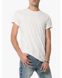 Мужская белая футболка с круглым вырезом от Ksubi