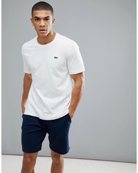 Мужская белая футболка с круглым вырезом от Lacoste Sport