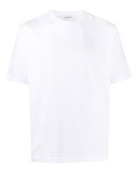 Мужская белая футболка с круглым вырезом от Lanvin