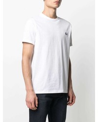 Мужская белая футболка с круглым вырезом от Fred Perry