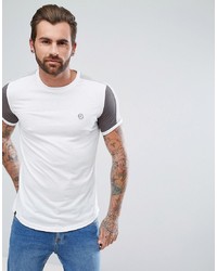 Мужская белая футболка с круглым вырезом от Le Breve