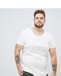 Мужская белая футболка с круглым вырезом от Lee