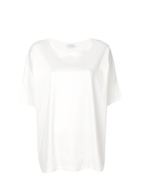 Женская белая футболка с круглым вырезом от Lemaire