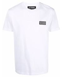 Мужская белая футболка с круглым вырезом от Les Hommes