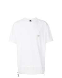 Мужская белая футболка с круглым вырезом от Les Hommes Urban