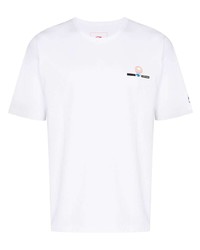 Мужская белая футболка с круглым вырезом от Li-Ning