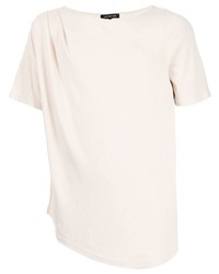 Мужская белая футболка с круглым вырезом от Lisa Von Tang