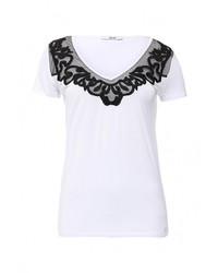 Женская белая футболка с круглым вырезом от Liu Jo Jeans