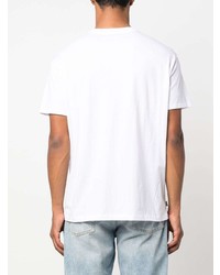 Мужская белая футболка с круглым вырезом от Polo Ralph Lauren