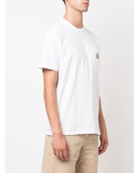 Мужская белая футболка с круглым вырезом от Carhartt WIP