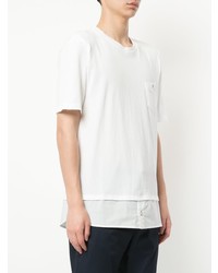 Мужская белая футболка с круглым вырезом от Loveless