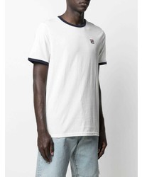 Мужская белая футболка с круглым вырезом от Fila