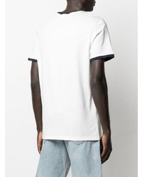 Мужская белая футболка с круглым вырезом от Fila