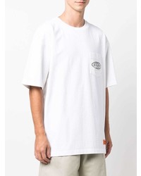 Мужская белая футболка с круглым вырезом от Heron Preston