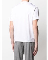 Мужская белая футболка с круглым вырезом от Herno