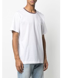 Мужская белая футболка с круглым вырезом от Missoni