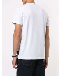 Мужская белая футболка с круглым вырезом от VERSACE JEANS COUTURE