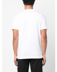 Мужская белая футболка с круглым вырезом от Calvin Klein