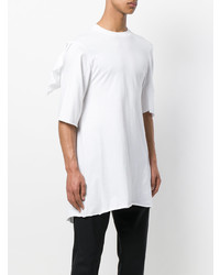 Мужская белая футболка с круглым вырезом от Bmuet(Te)