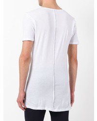 Мужская белая футболка с круглым вырезом от Unconditional