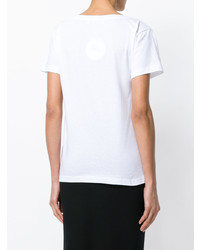 Женская белая футболка с круглым вырезом от Blugirl