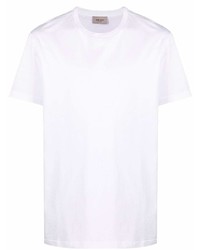 Мужская белая футболка с круглым вырезом от Low Brand