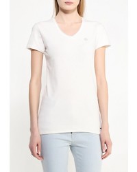 Женская белая футболка с круглым вырезом от Luhta