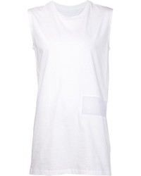 Женская белая футболка с круглым вырезом от Maison Martin Margiela