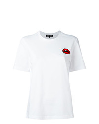 Женская белая футболка с круглым вырезом от Markus Lupfer