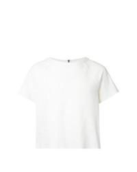 Мужская белая футболка с круглым вырезом от Marna Ro