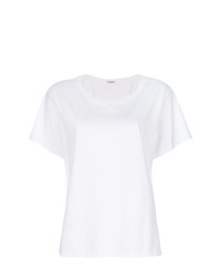 Женская белая футболка с круглым вырезом от Masscob