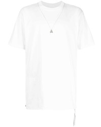 Мужская белая футболка с круглым вырезом от Mastermind Japan