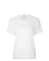 Женская белая футболка с круглым вырезом от Mauro Grifoni