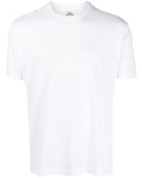 Мужская белая футболка с круглым вырезом от Mazzarelli