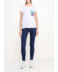 Женская белая футболка с круглым вырезом от Medicine