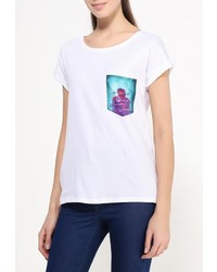 Женская белая футболка с круглым вырезом от Medicine