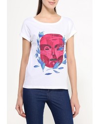 Женская белая футболка с круглым вырезом от Medicine