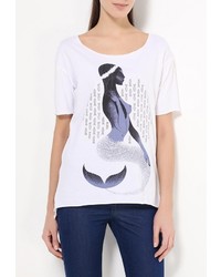 Женская белая футболка с круглым вырезом от Medicine