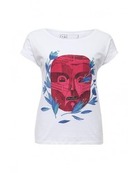 Женская белая футболка с круглым вырезом от Medicine