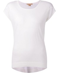 Женская белая футболка с круглым вырезом от Michael Kors