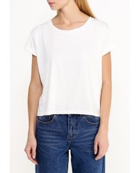 Женская белая футболка с круглым вырезом от MinkPink
